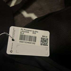 Women’s Lululemon All Powered Up Bra 40G